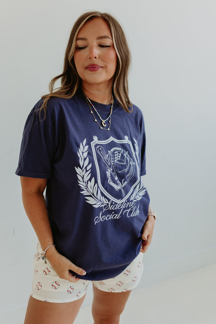 BASEBALL SIDELINE SOCIAL CLUB TEE