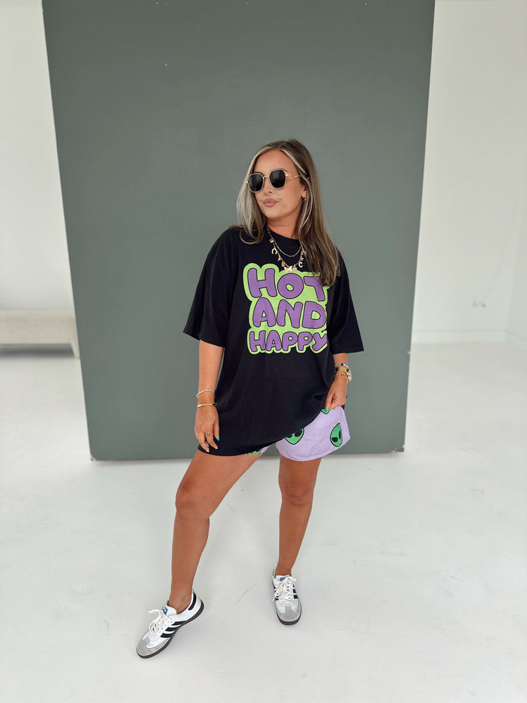 Hot And Happy Graphic tee (cropped or full length)