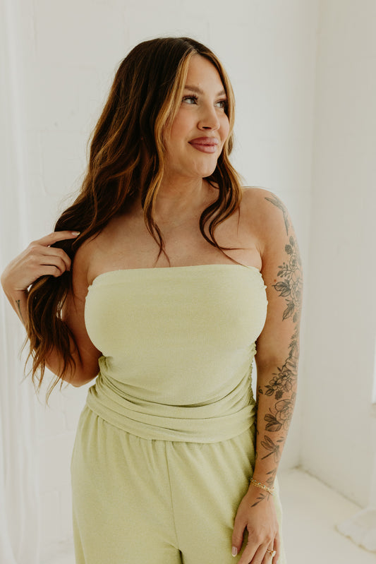 Sparkle Tube Top (citrus lime)