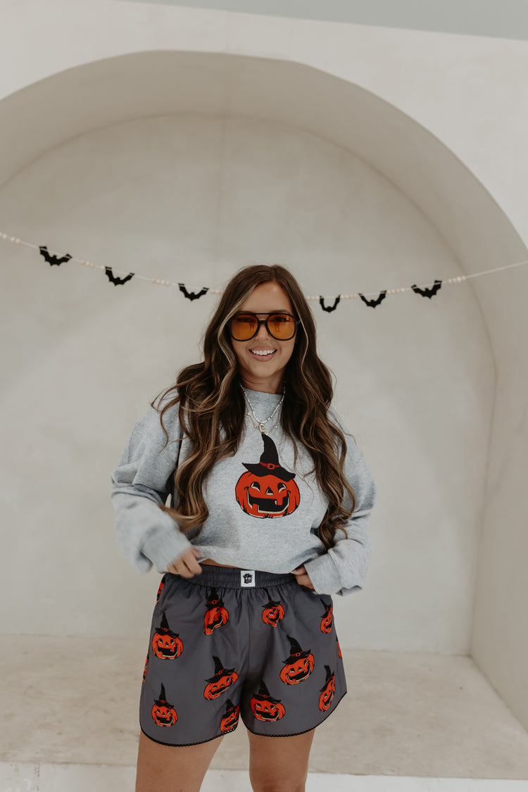 Pumpkin Lace Trim Boxer Shorts