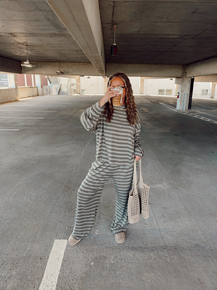 The Comfy Cozy PANTS Set (Moss Green)