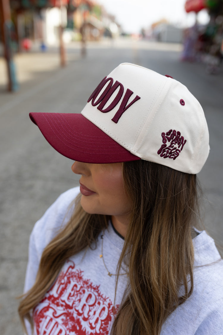 Chocolate Cherry Moody Hat