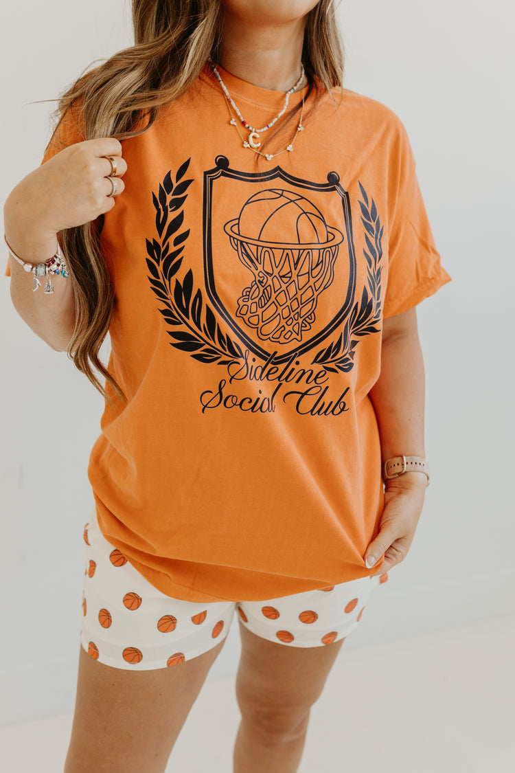 BASKETBALL SIDELINE SOCIAL CLUB TEE