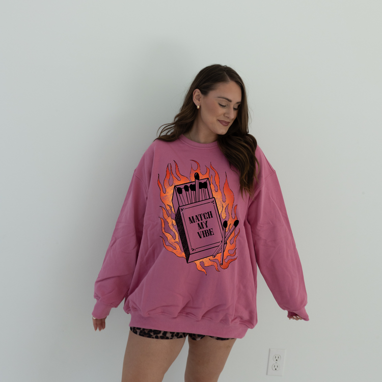 DUSTY PINK RICH CREW