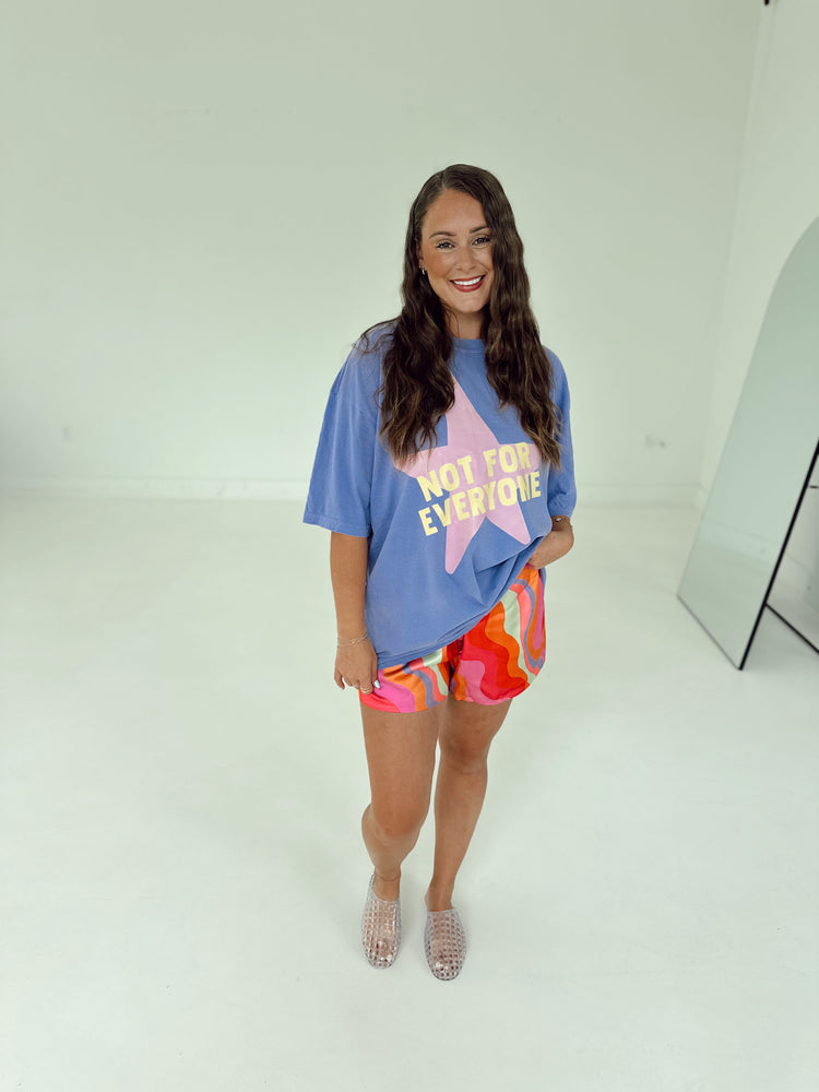 Rainbow Swirl Satin Boxer SHORTS