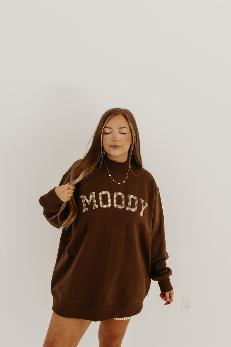 MOODY Mockneck crewneck sweatshirt
