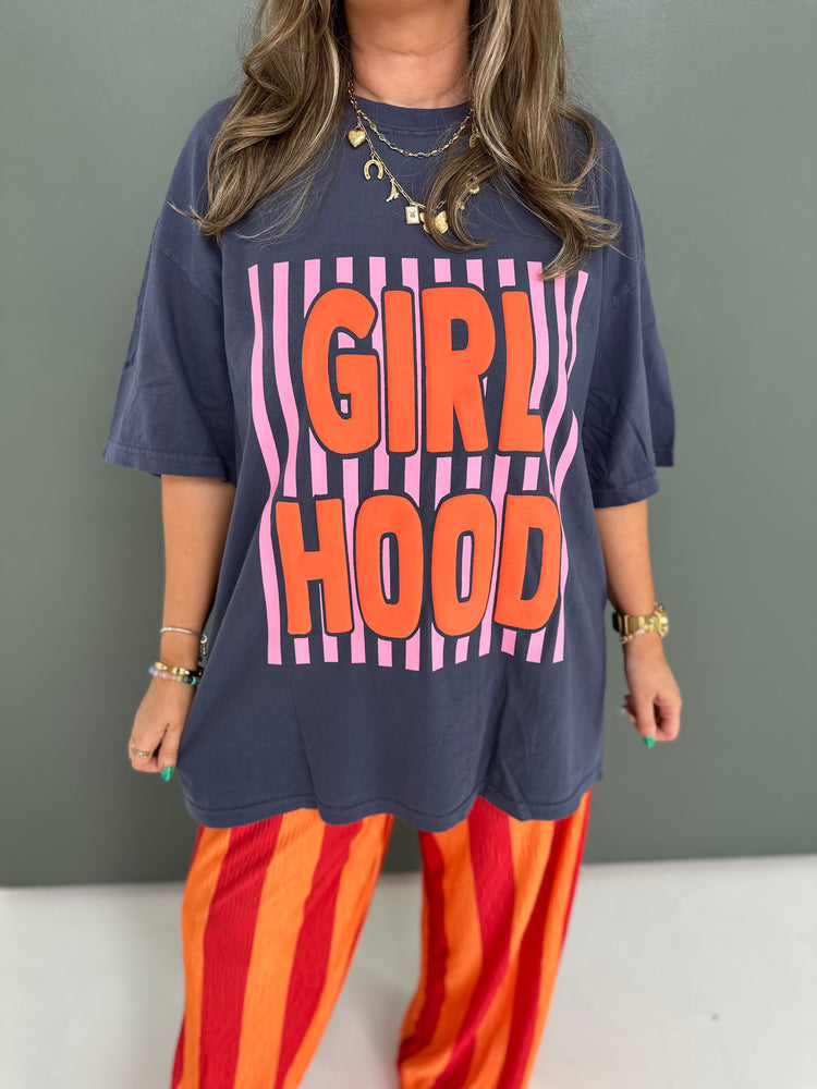 GIRLHOOD Graphic Tee (FULL LENGTH)