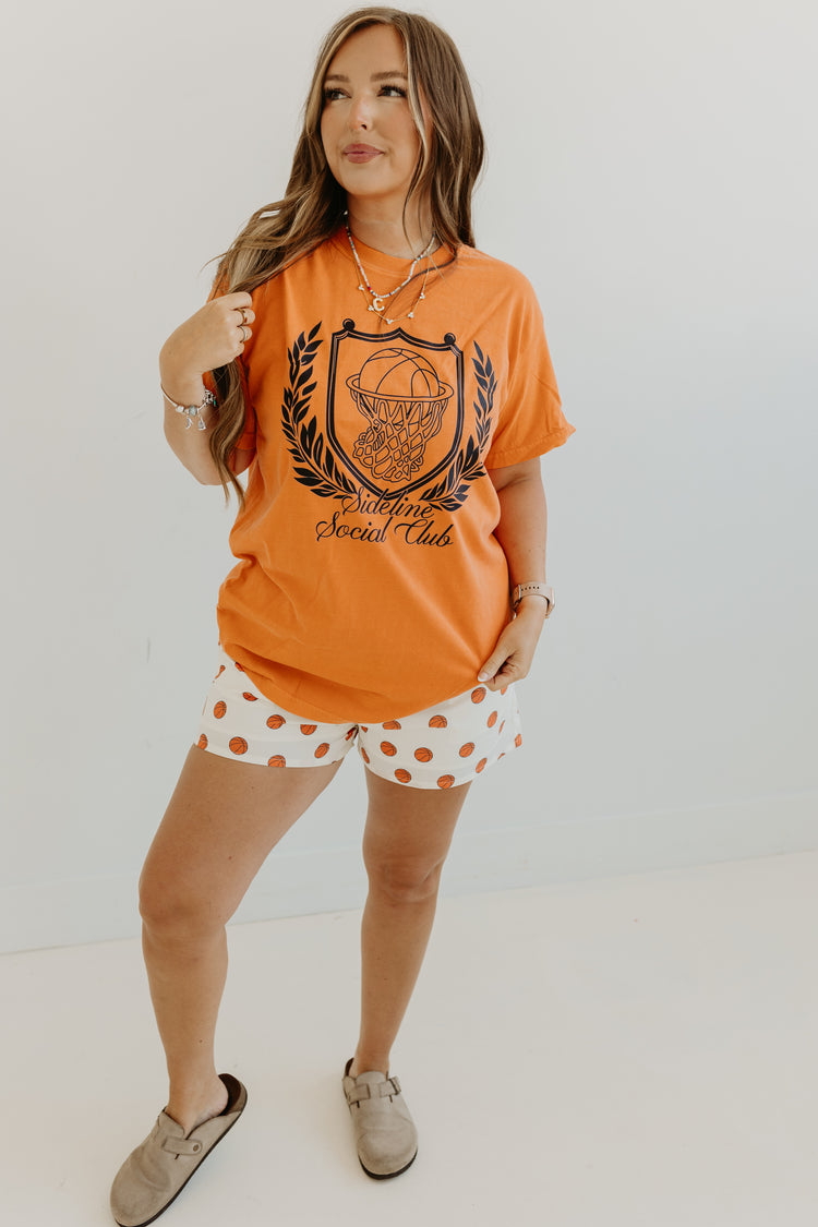 BASKETBALL SIDELINE SOCIAL CLUB TEE