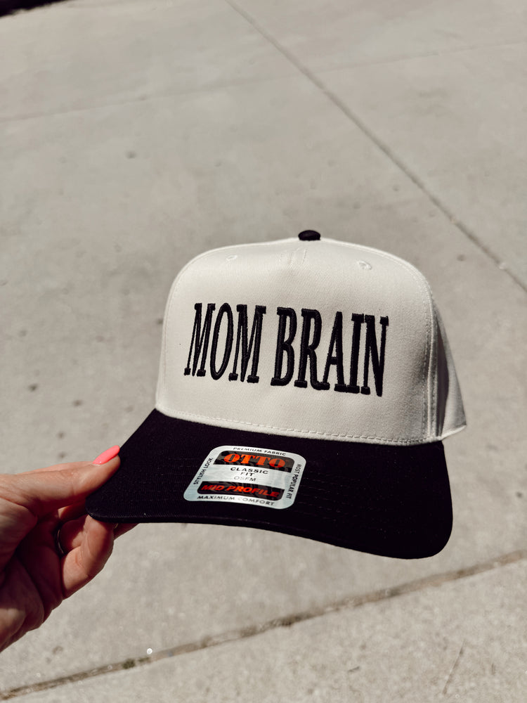 MOM BRAIN HAT (BLACK/NATURAL)