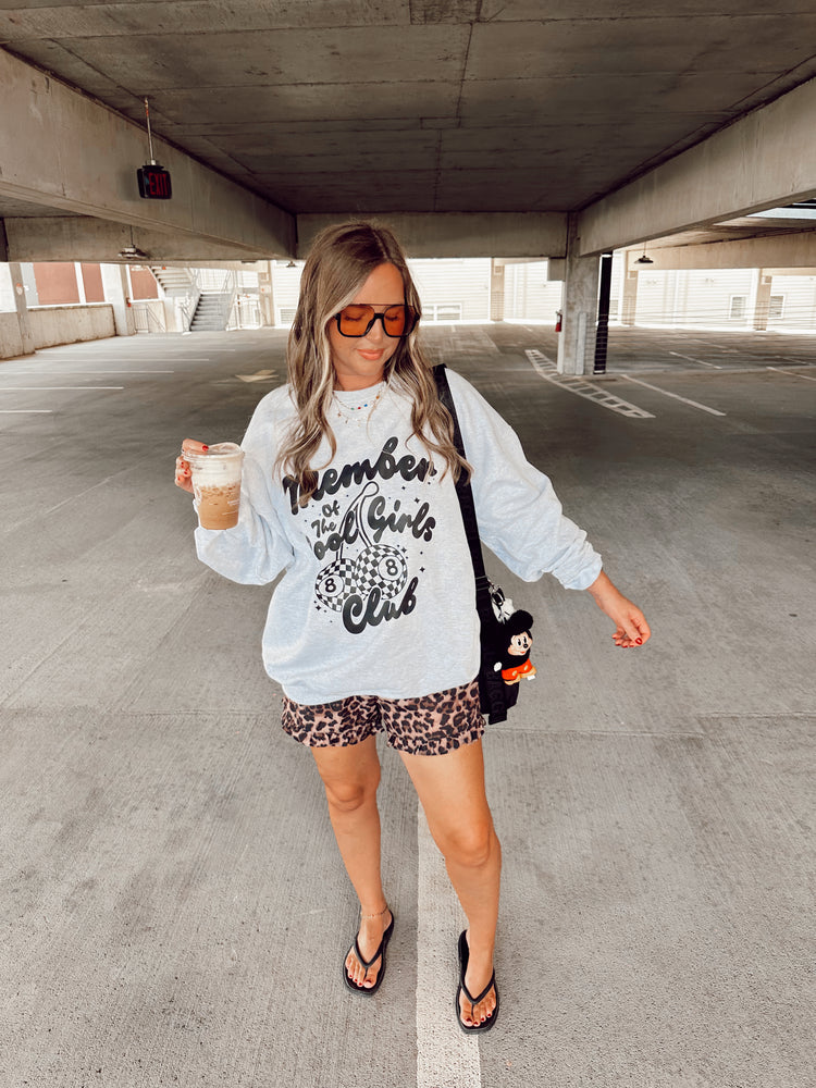 Cool Girls Club Sweatshirt (Ash Grey)