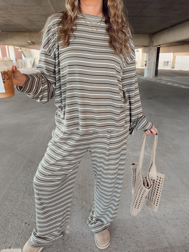 The Comfy Cozy PANTS Set (Moss Green)
