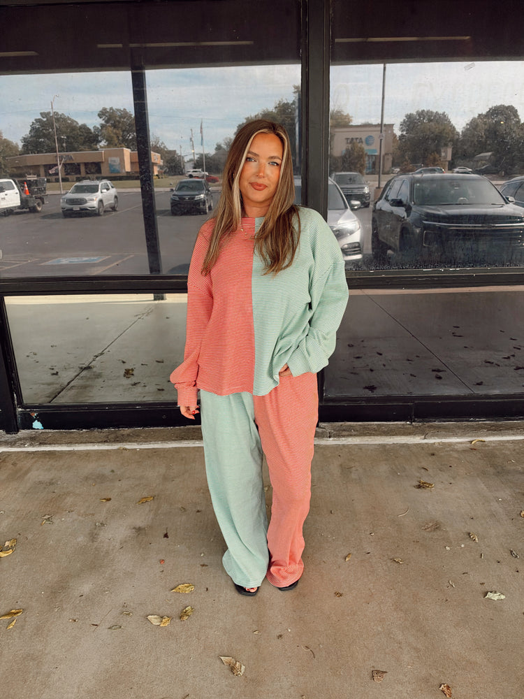 The Holiday Ribbed Comfy Cozy Set SPLICED