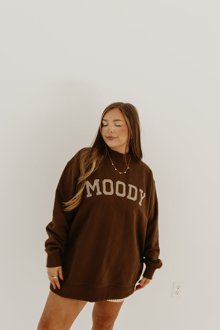 MOODY Mockneck crewneck sweatshirt