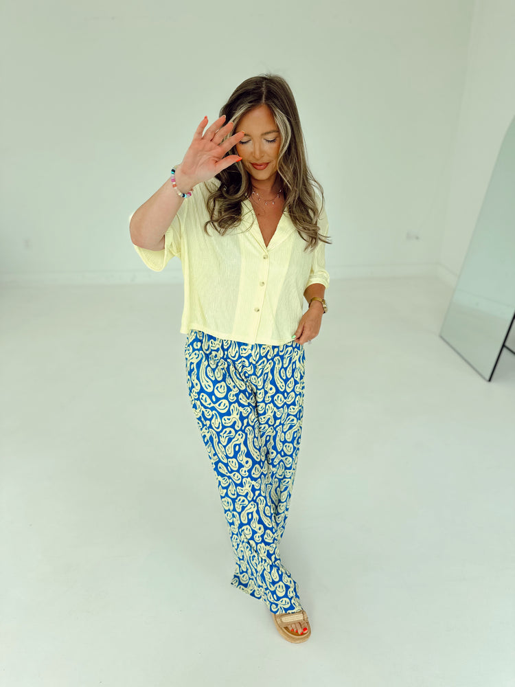 Trippy Smiley Flowy PANTS