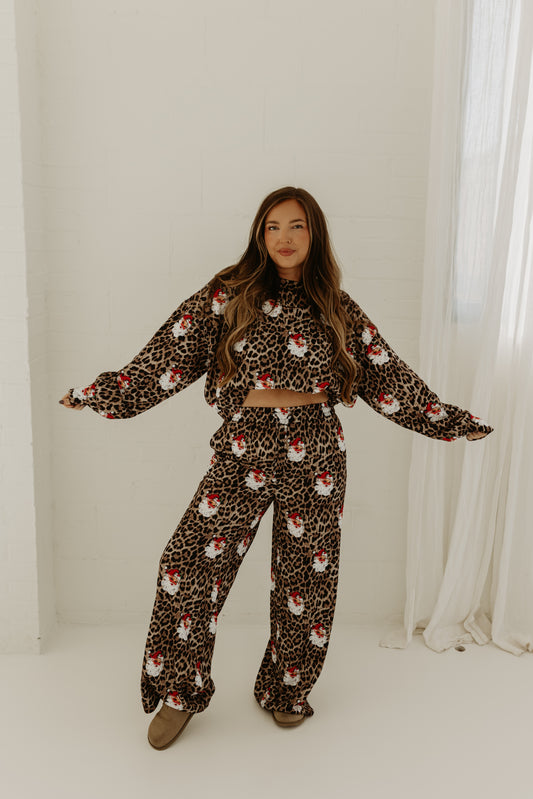 Vintage Santa Leopard Soft PANTS