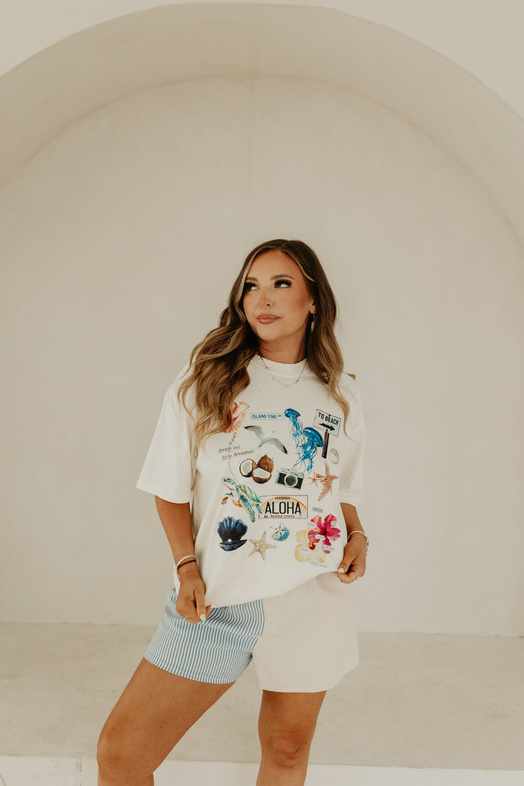 Beach Vacation Collage Graphic tee