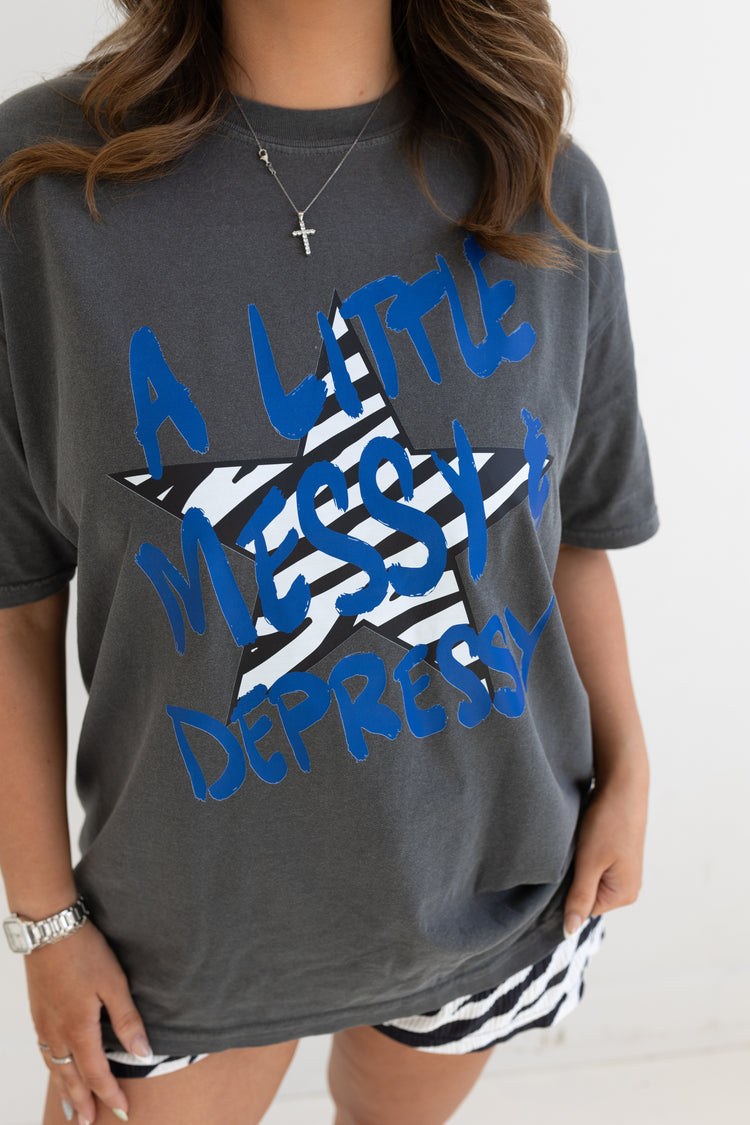 Blue zebra messy & depressy