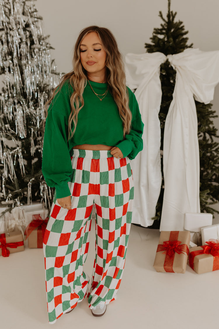 Holiday Checkmate Pants