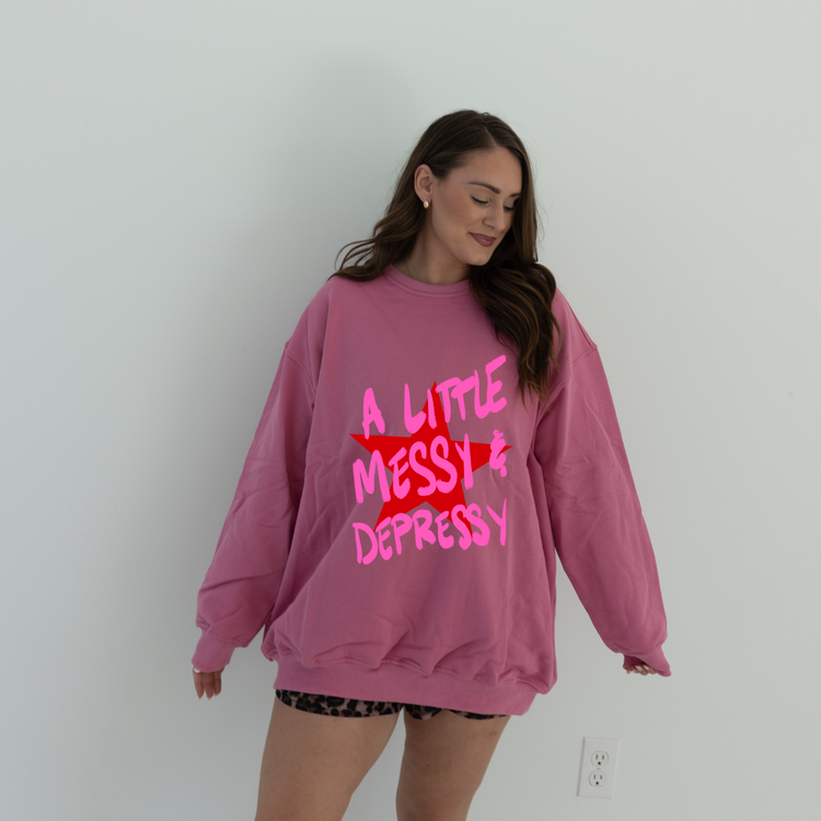 DUSTY PINK RICH CREW