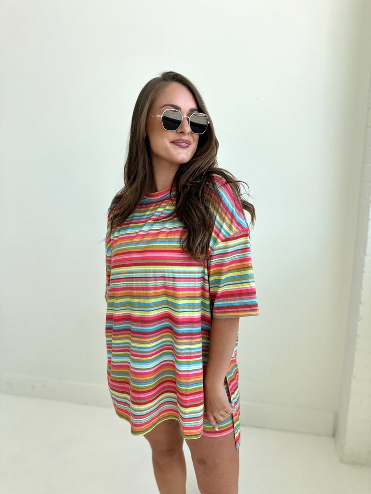 Multi-Color T-Shirt Lounge Set