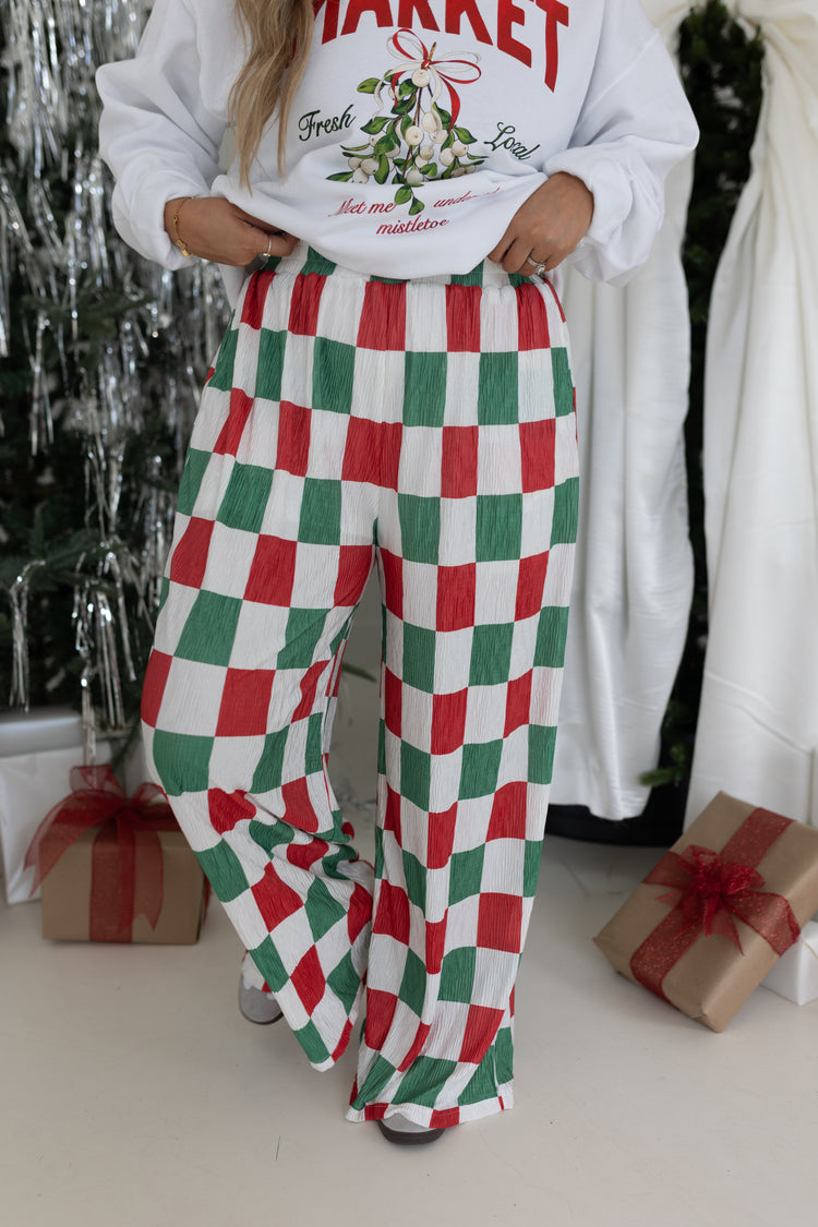 Holiday Checkmate Pants