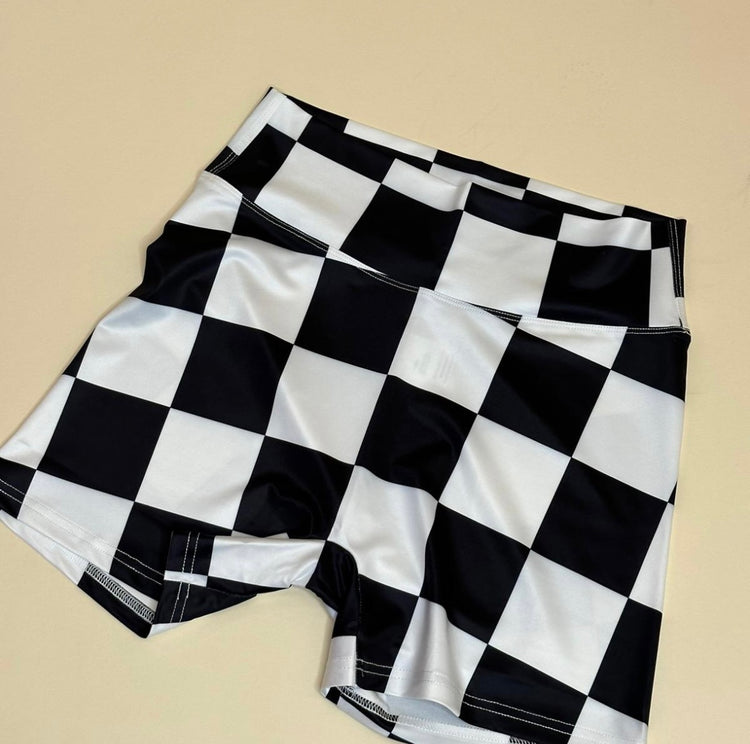 Checkmate biker shorts