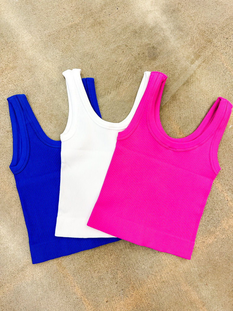 Thick Rib Seamless muscle tank