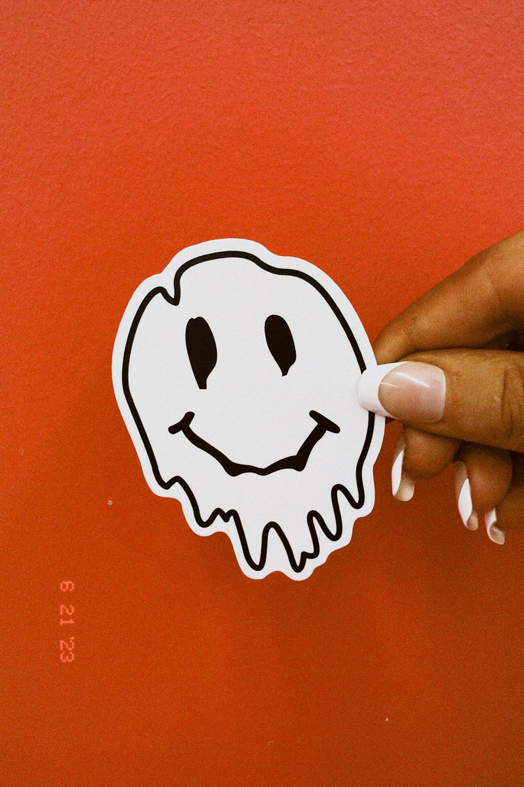 Drip Smiley Sticker