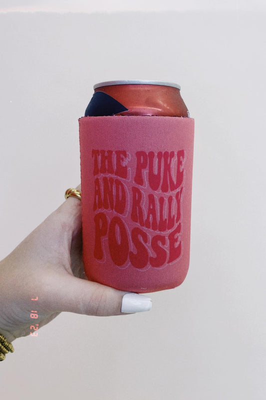 The Puke And Rally Posse Koozie