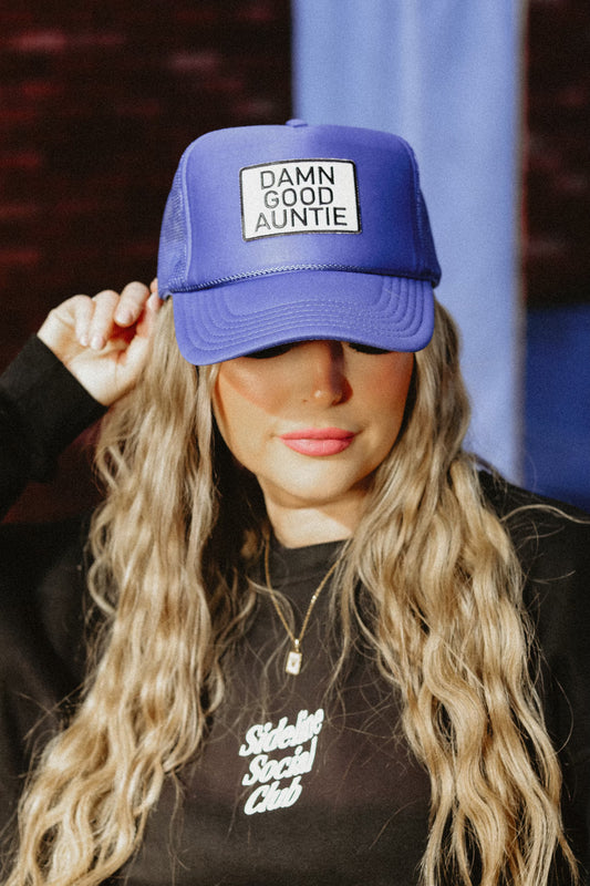 DAMN GOOD AUNTIE TRUCKER HAT