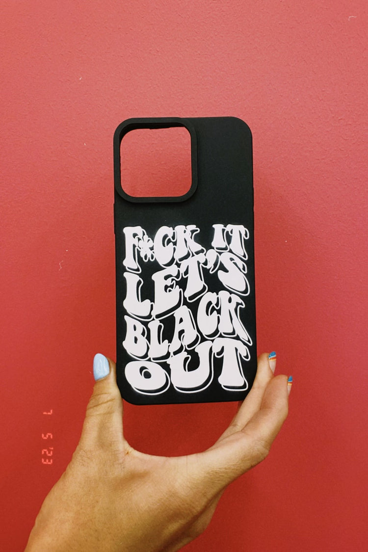 F it lets black out iPhone case