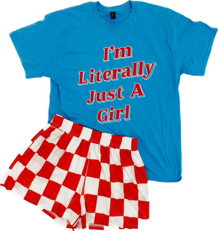 CHECKMATE SHORTS (RED)