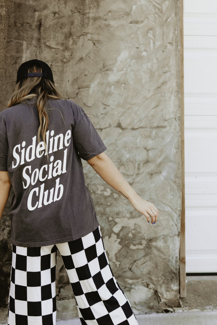 Sideline social club graphic tee