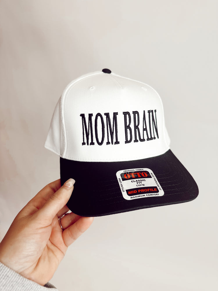 MOM BRAIN HAT (B&W)