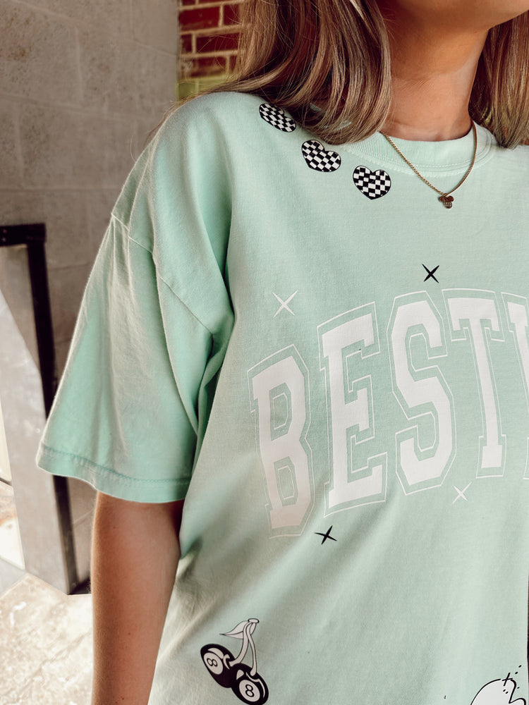 BESTIE STICKER TEE (ADULT)