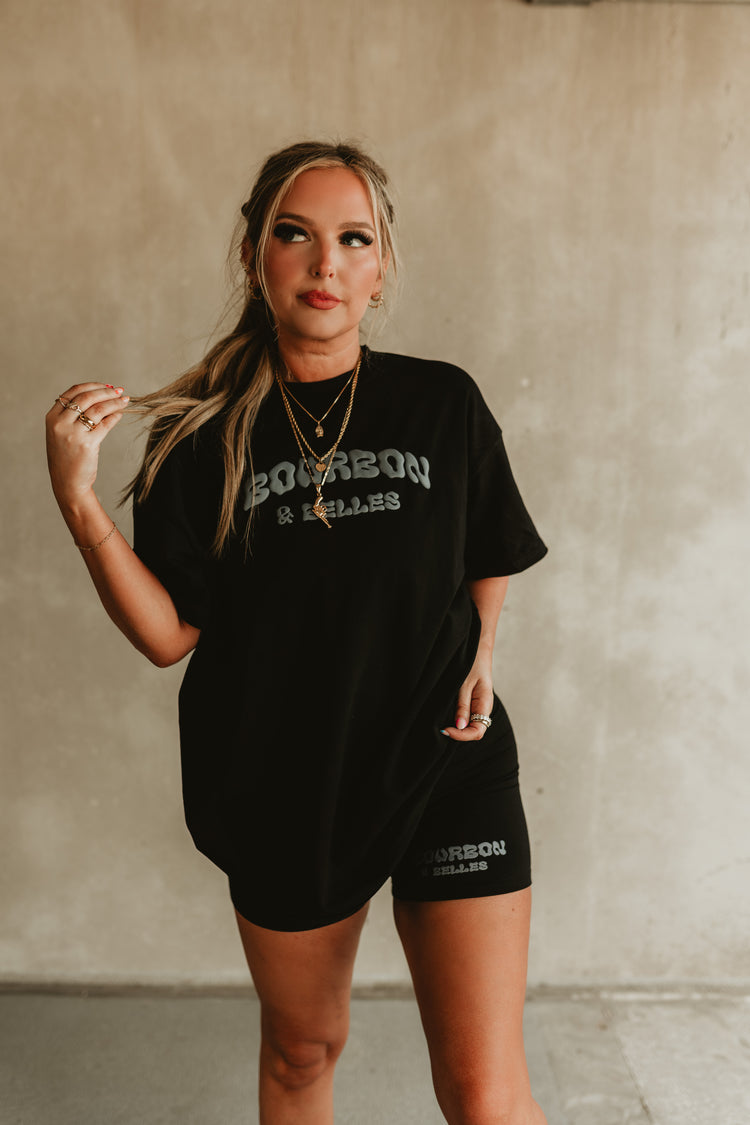 Bourbon & Belles Biker Shorts (Black)