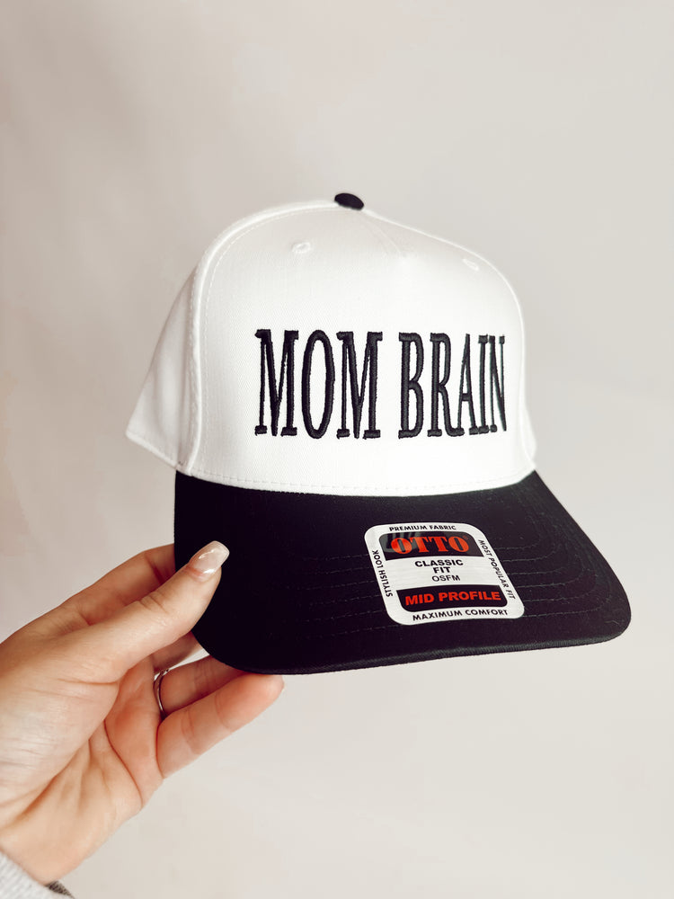 MOM BRAIN HAT (B&W)