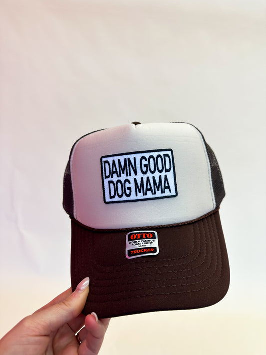 DAMN GOOD DOG MAMA TRUCKER HAT