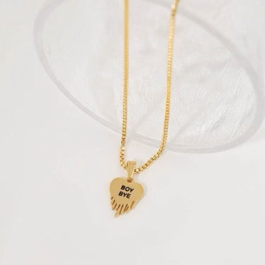 Boy Bye Necklace