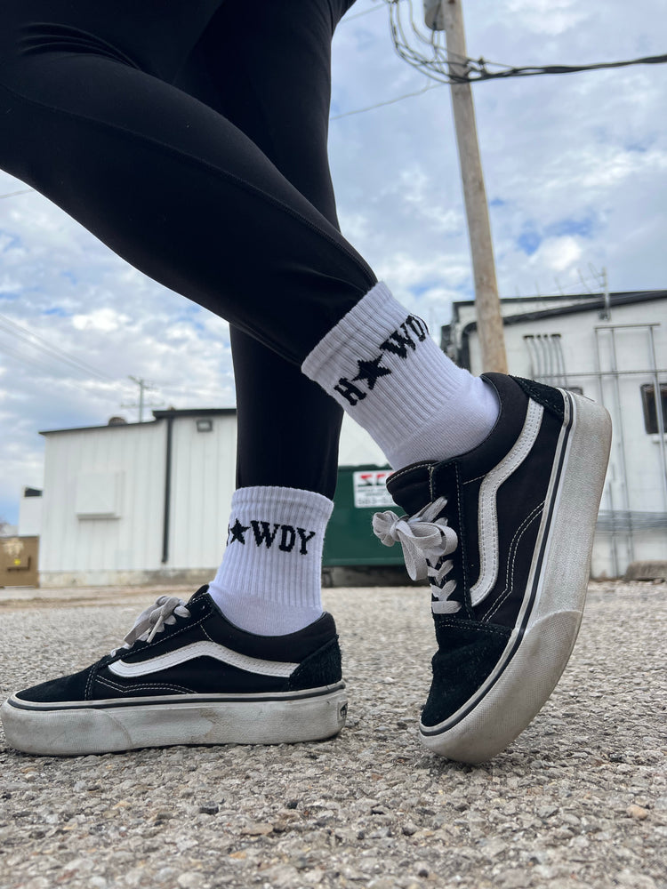 Howdy Socks (White)