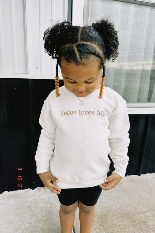 Jesus Loves Me Custom Crew (Toddler)