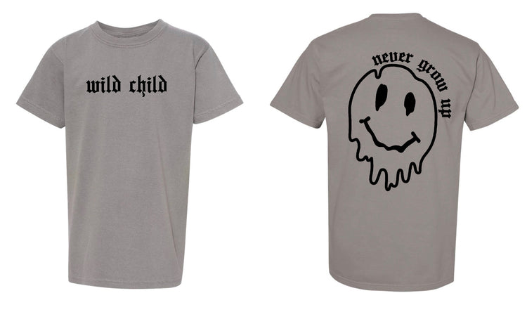 NEVER GROW UP CUSTOM NAME TEE ( YOUTH )