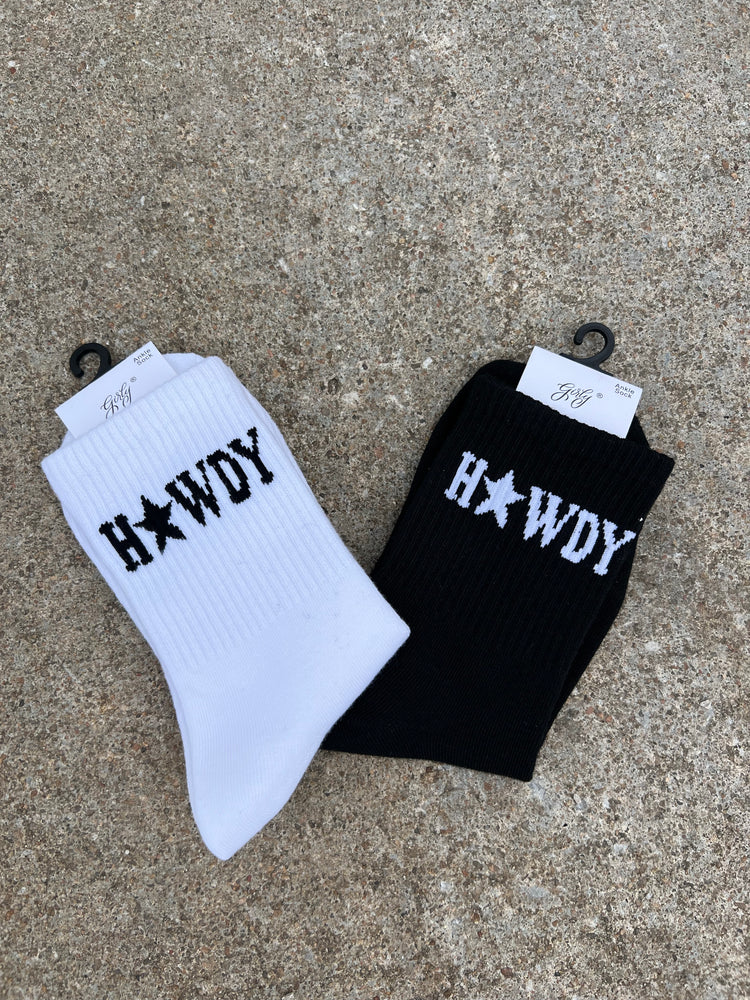 Howdy Socks (White)