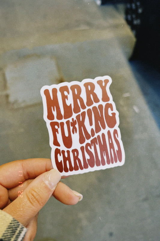 MERRY XMAS STICKER